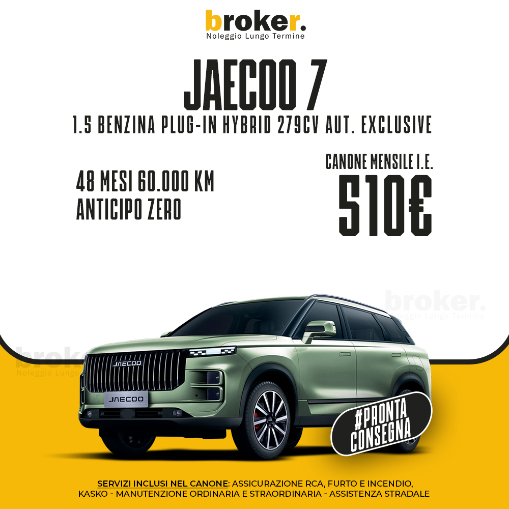 15.Jaecoo 7 - Broker Noleggio Lungo Termine