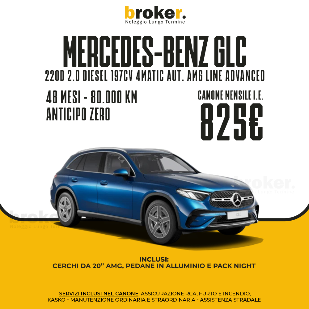 30.Mercedes GLC Broker Noleggio Lungo Termine