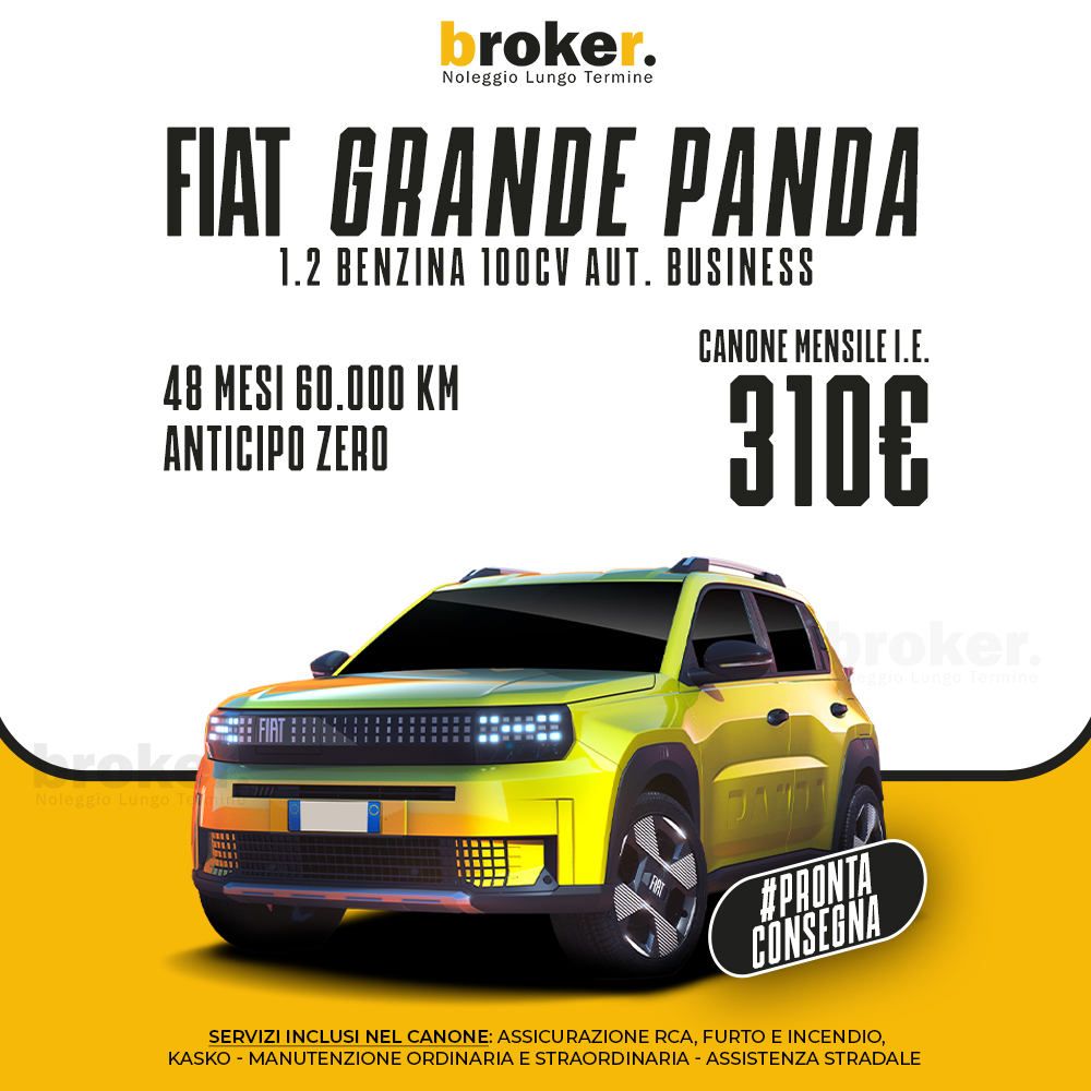 4.Fiat Grande Panda - Broker Noleggio