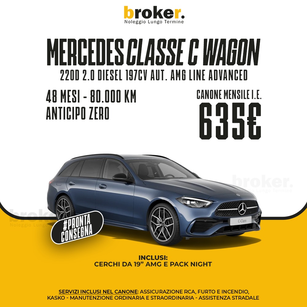 Mercedes Classe C Wagon - Broker Noleggio